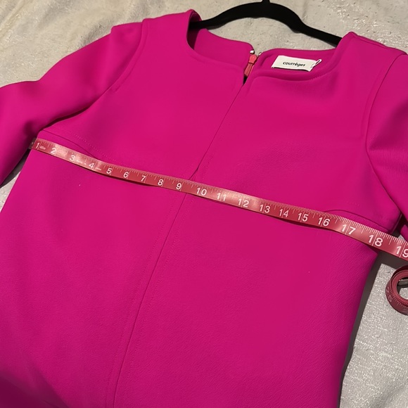 Hot Pink Structured Dress - Picture 5 of 9